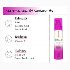Derma E open jar displaying product consistency for easy nighttime use