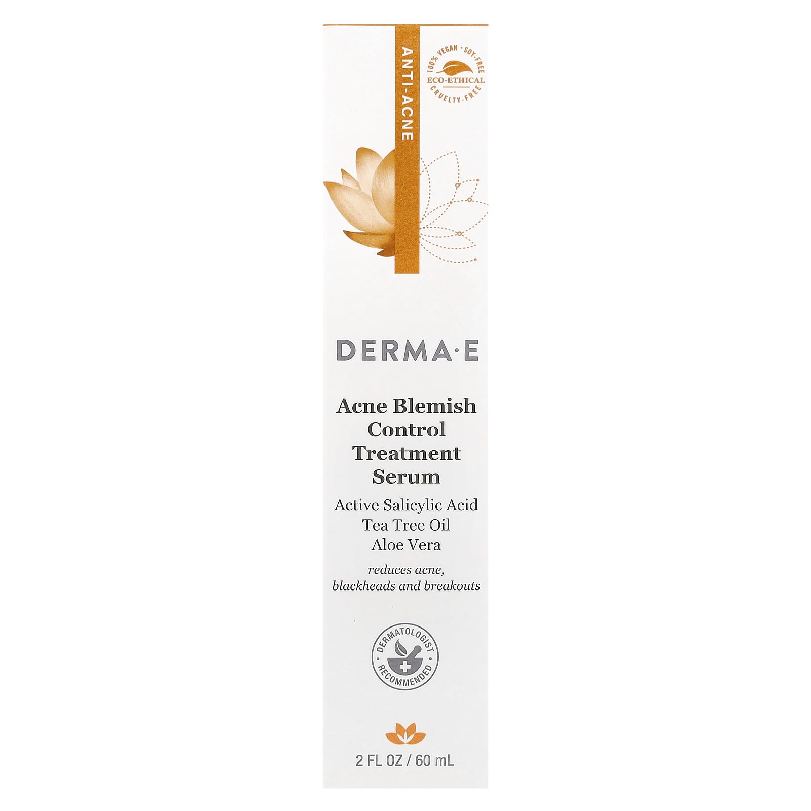 Derma E serum texture on fingertip illustrating lightweight absorbent finish