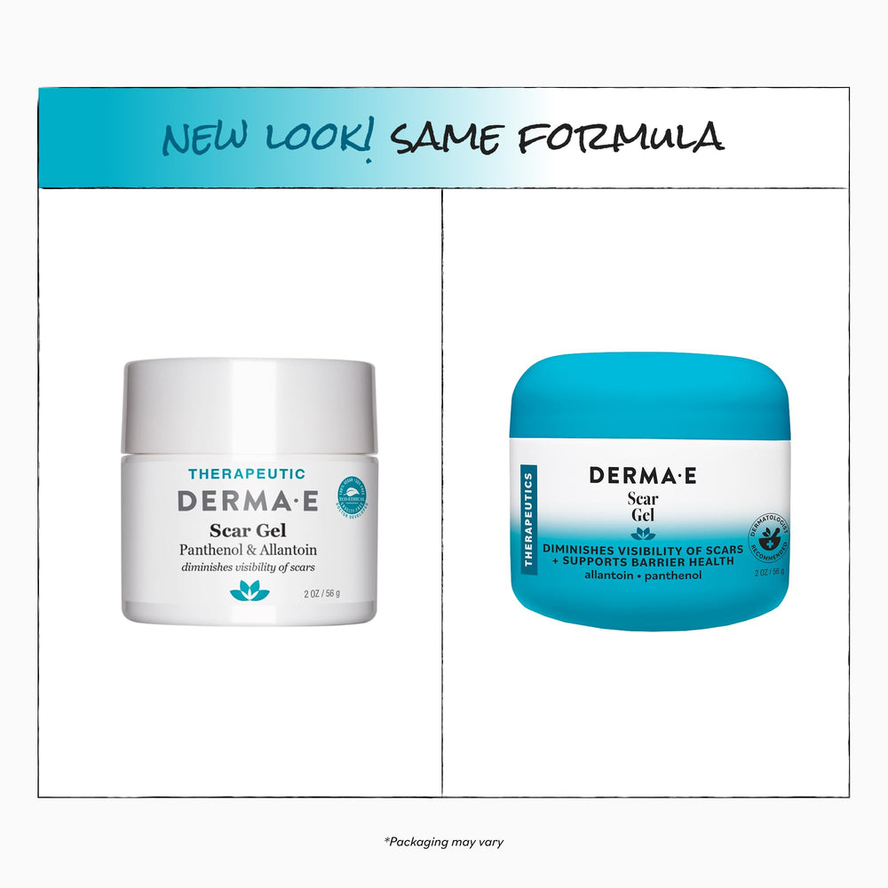 Derma E tube next to ruler showing actual 2 oz size