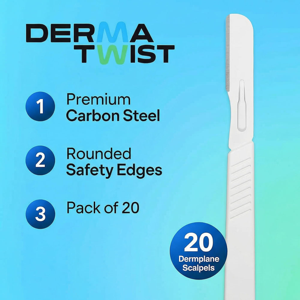 Derma Twist individually sealed blade emphasizing hygiene and safety