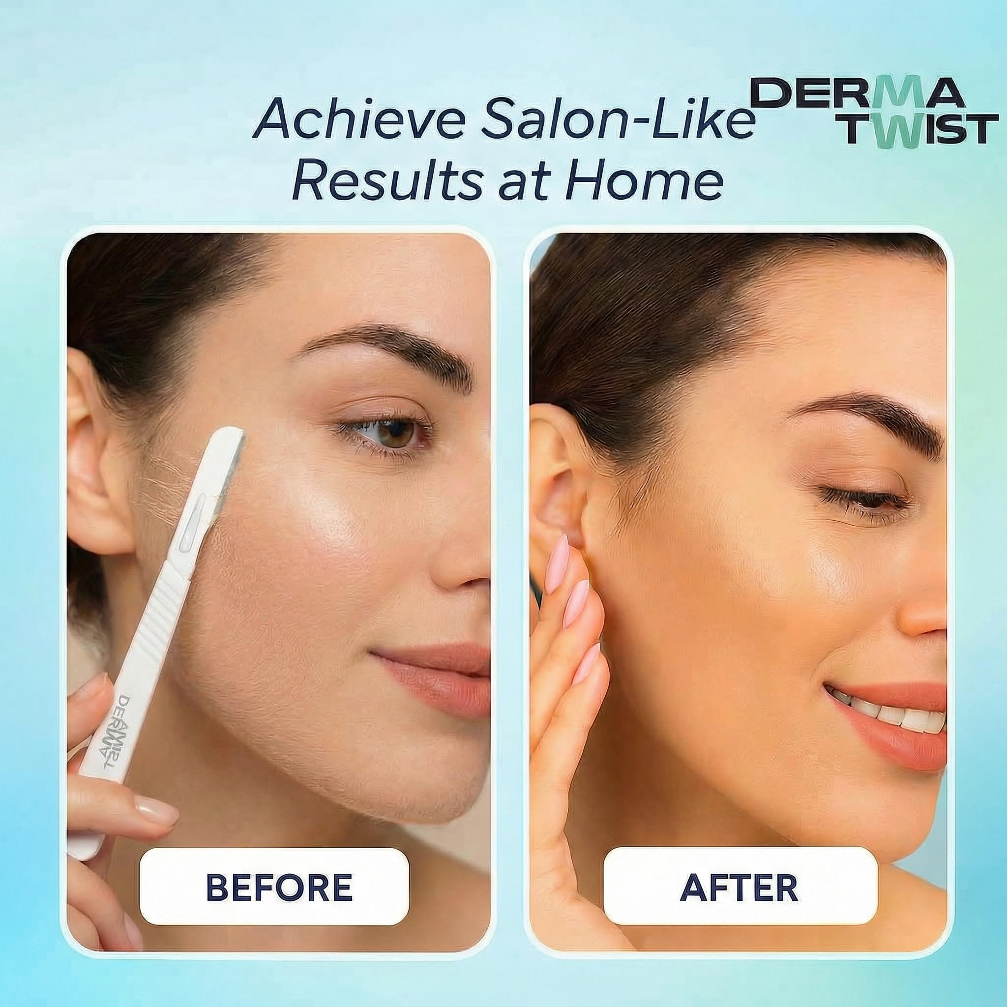 Derma Twist texture and handle detail highlighting ergonomic grip benefit