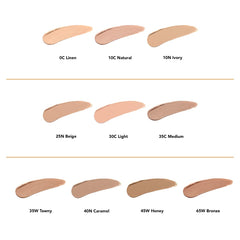 Dermablend 25N Beige swatch on forearm showing true-to-skin, natural finish