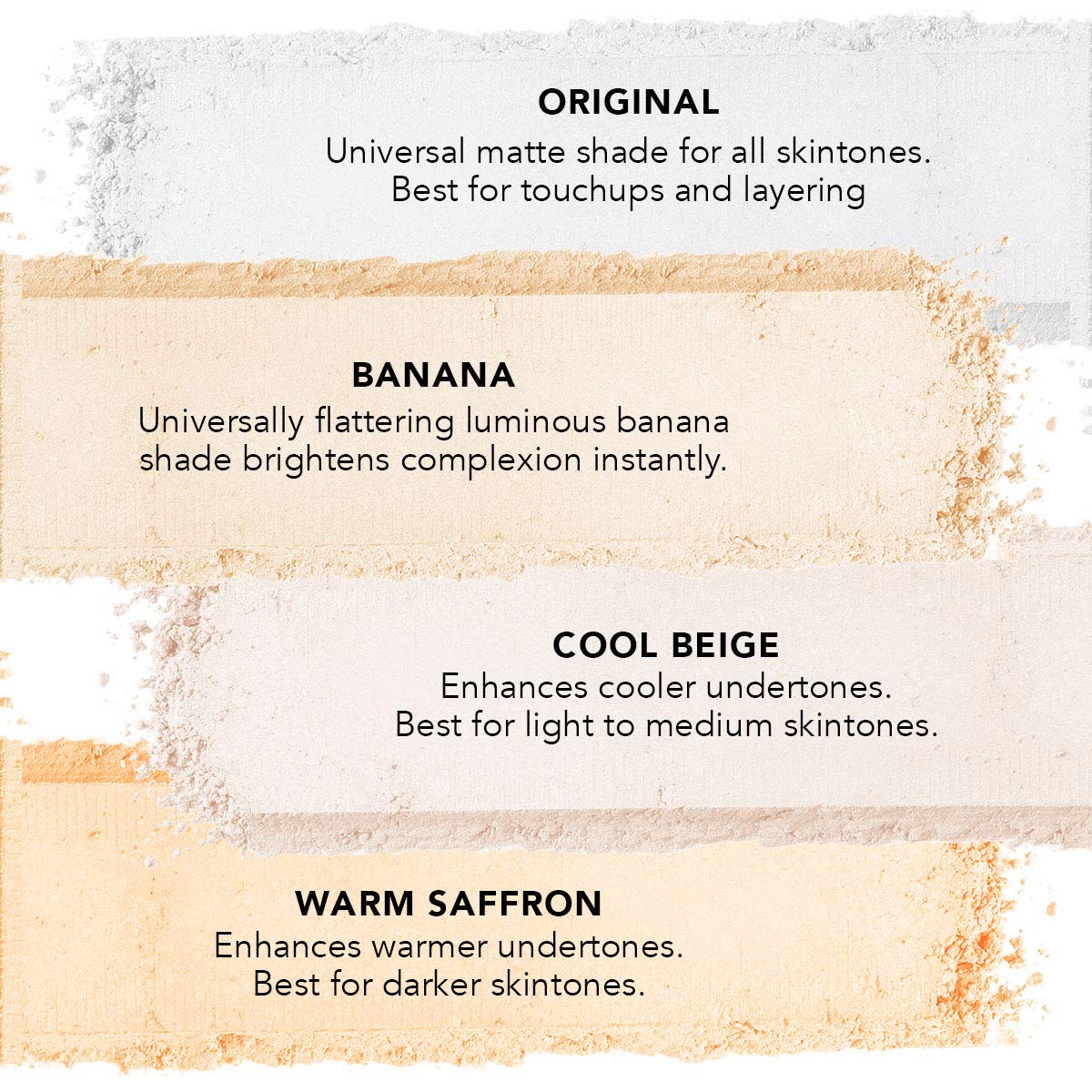 Dermablend powder texture close-up showing luminous, finely milled finish