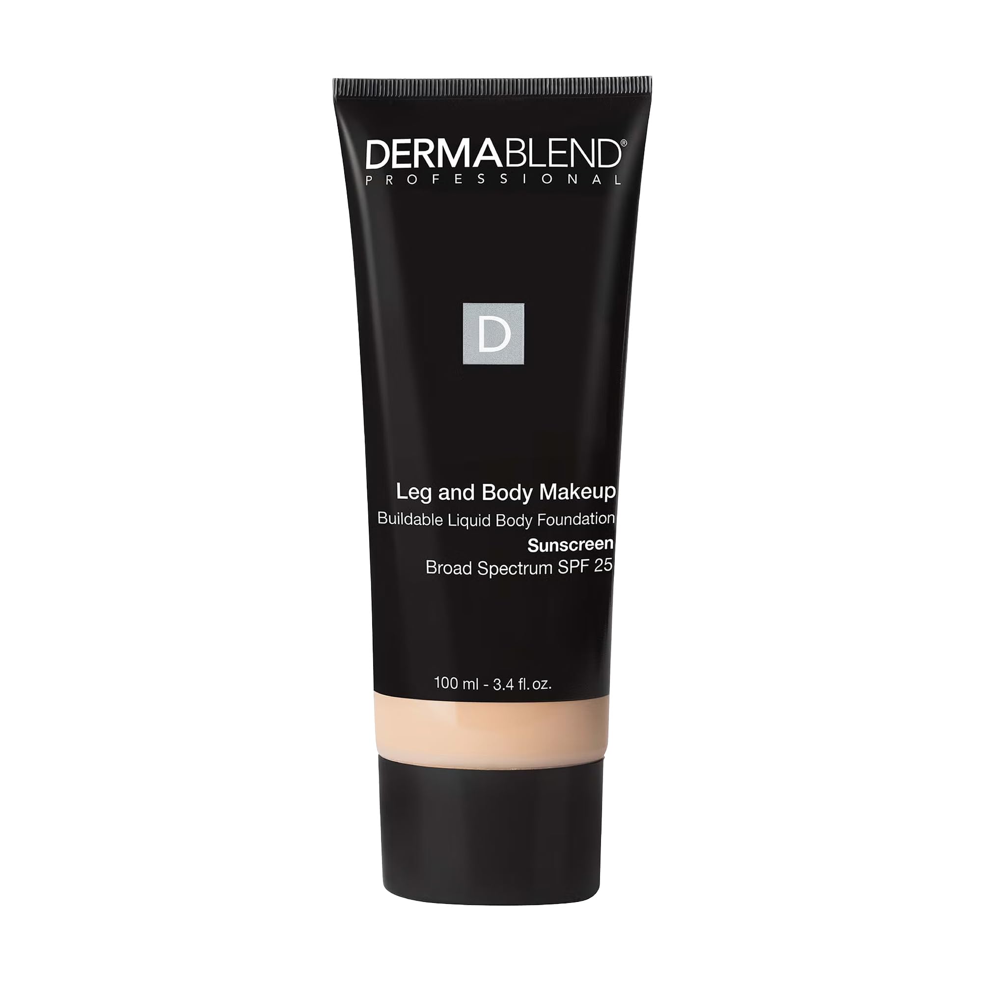 Dermablend bottle front view showing brand and natural shade benefit