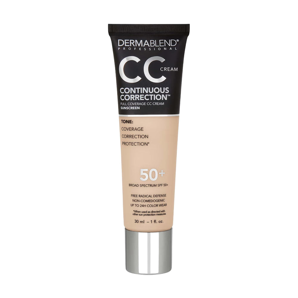Dermablend front packaging showing tube and label for clear identification and trust