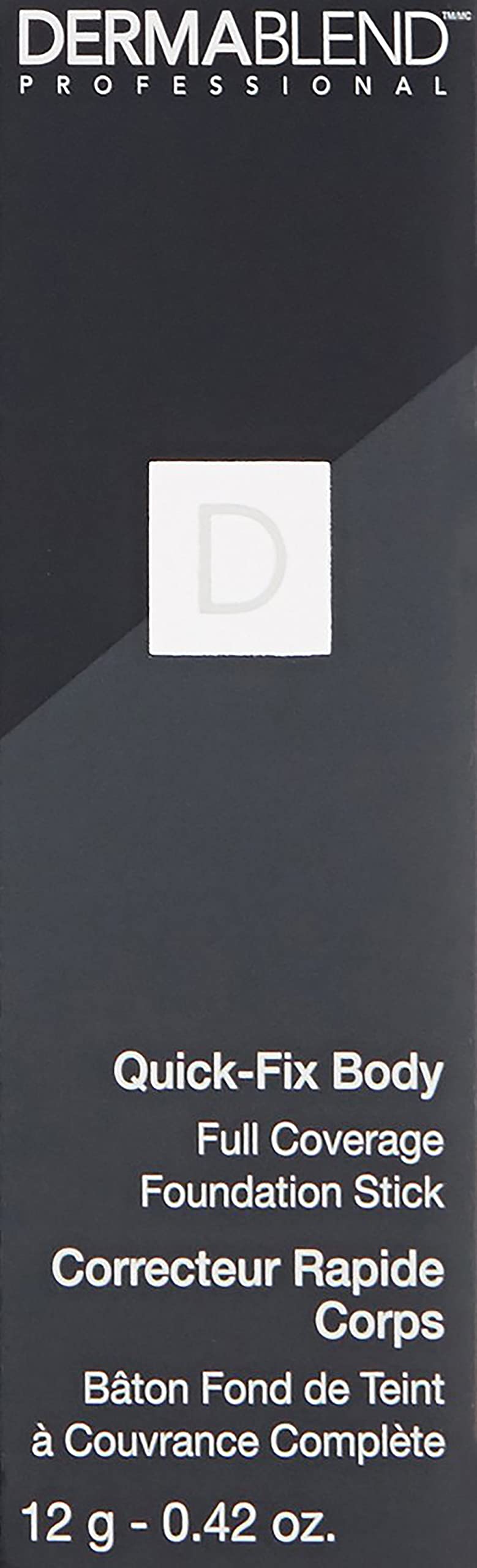 Dermablend contouring on face showing definition and buildable coverage benefit