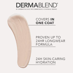 Dermablend applicator open showing easy-precision tip and hygienic use