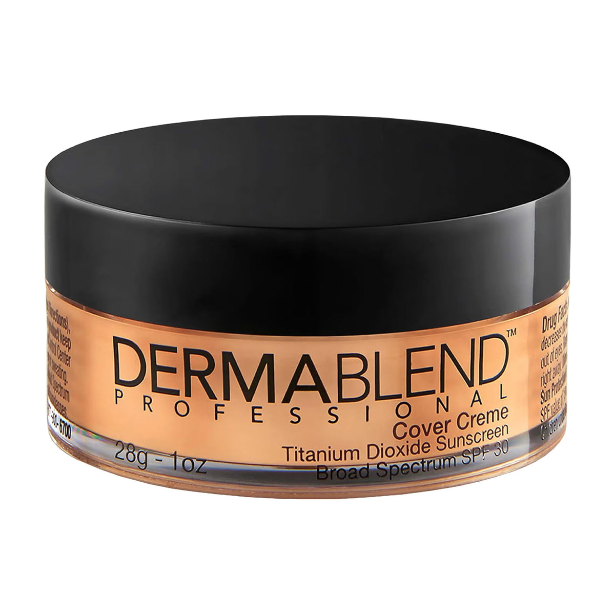 Dermablend front packaging showing product and SPF 30 protection benefit