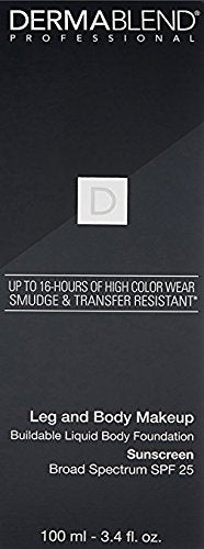 Dermablend paired with loose setting powder showing long-wear benefit