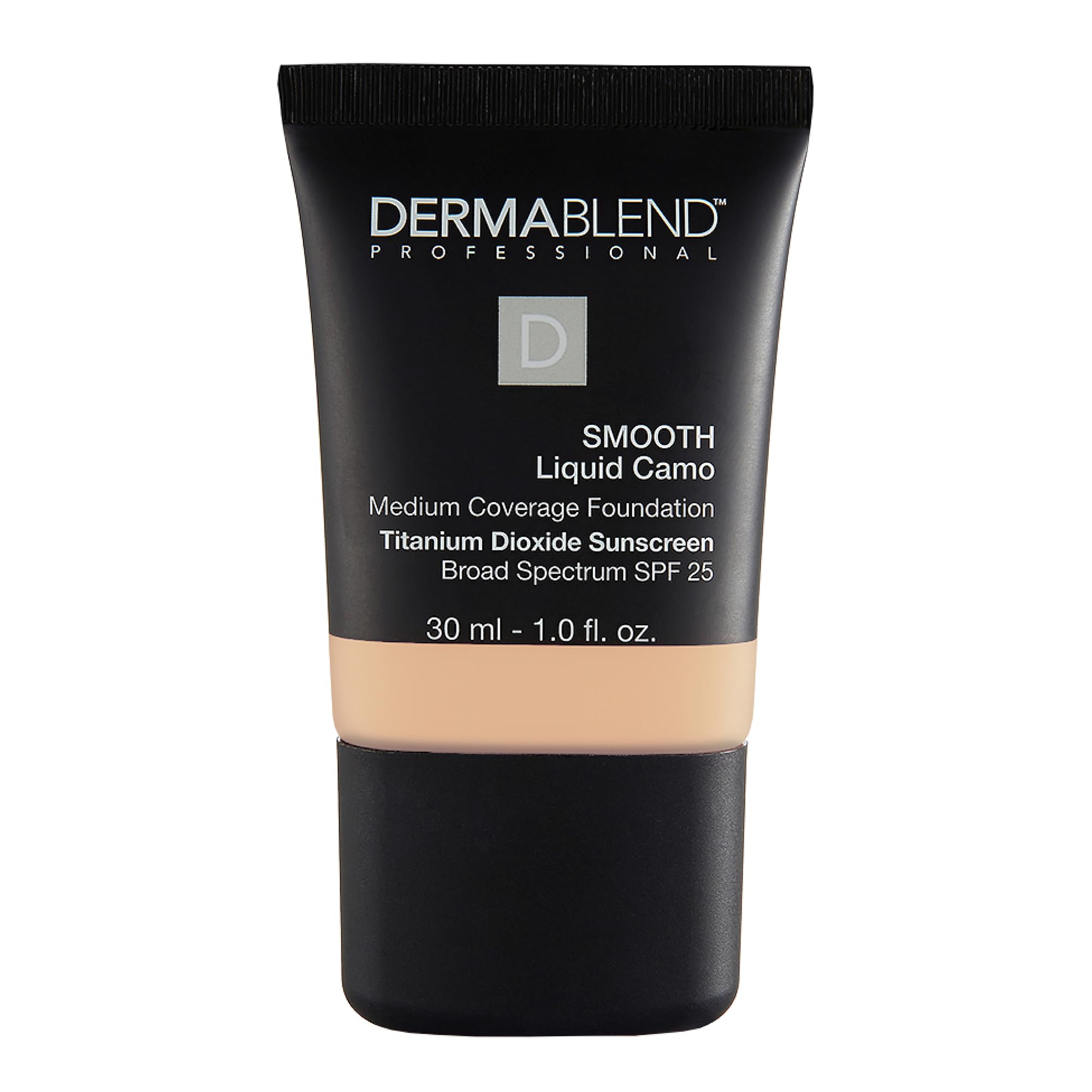 Dermablend front packaging showing bottle and brand, reliable coverage