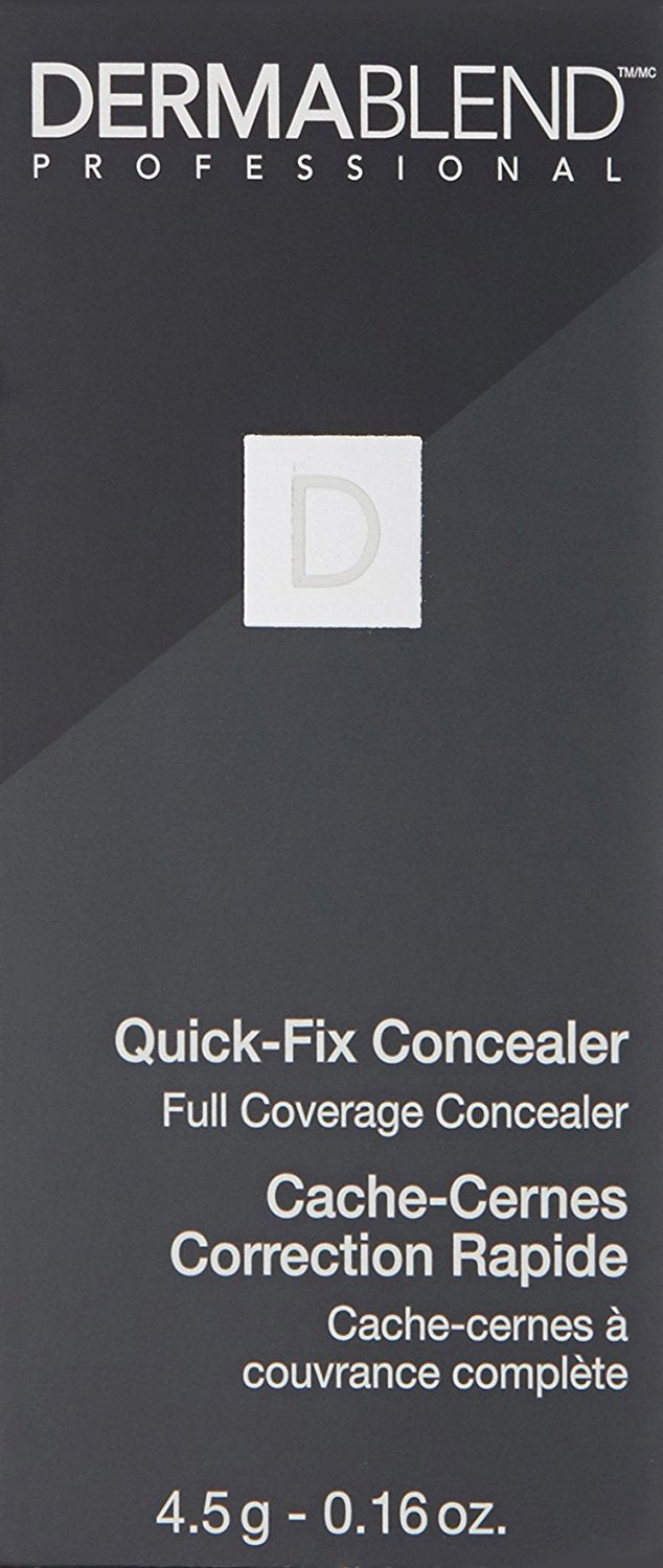 Dermablend stick next to setting powder illustrating long-wear pairing benefit