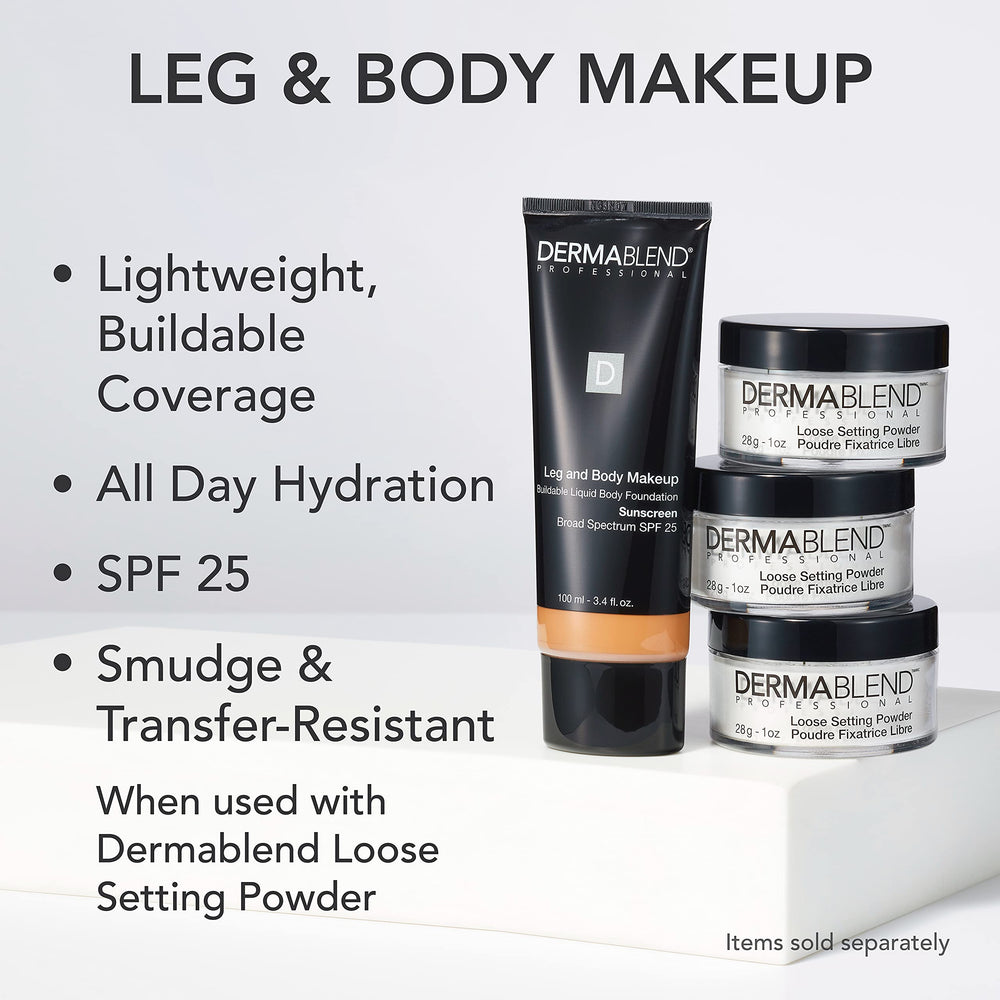 Dermablend texture swirled on skin showing blendable coverage benefit