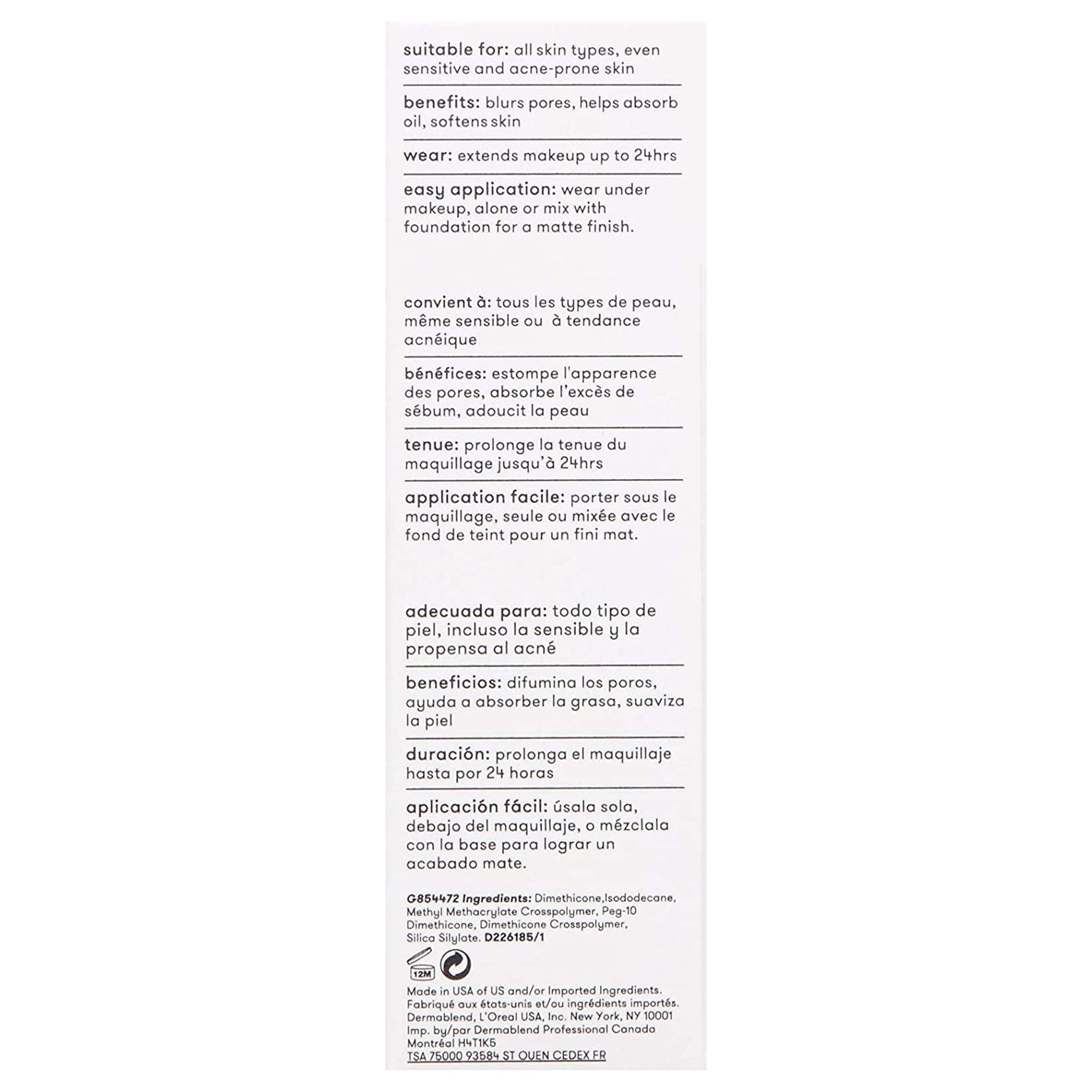 Dermablend on vanity demonstrating daily routine compatibility and polished look