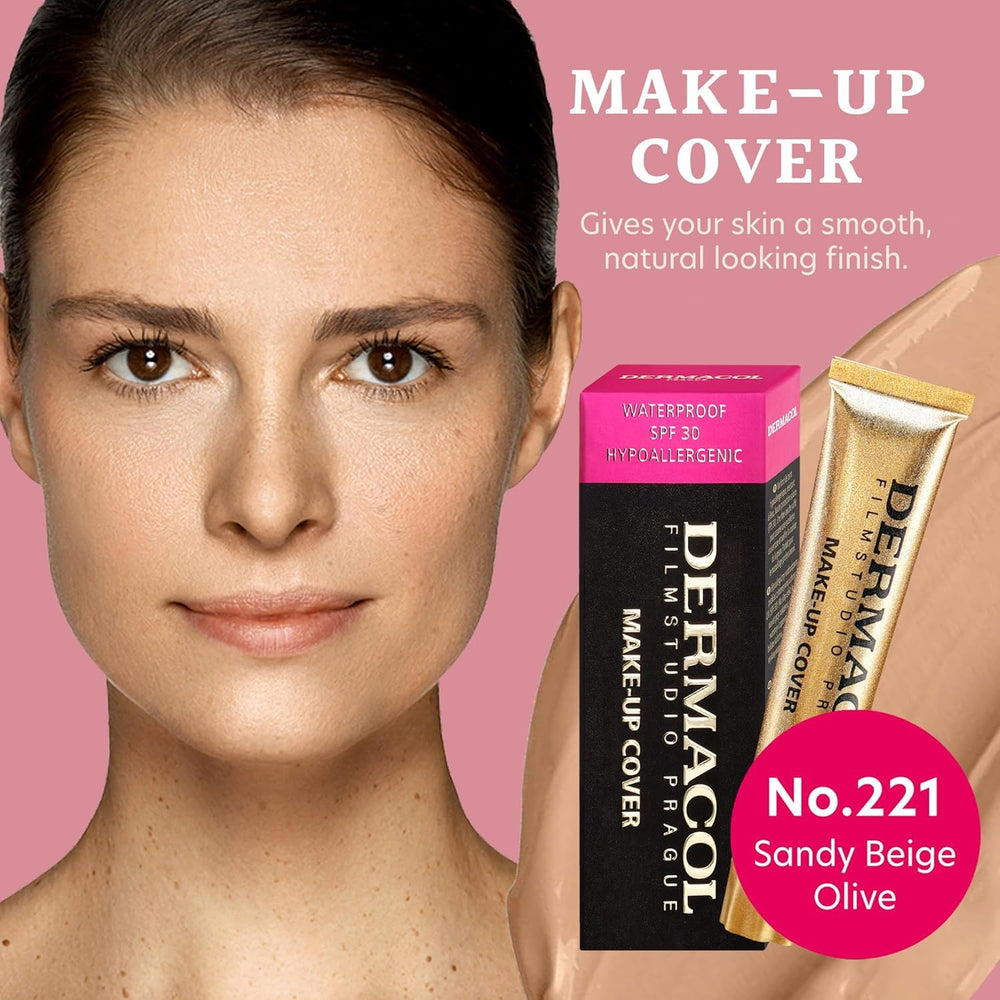 Dermacol application with spatula showing precise, hygienic coverage benefit
