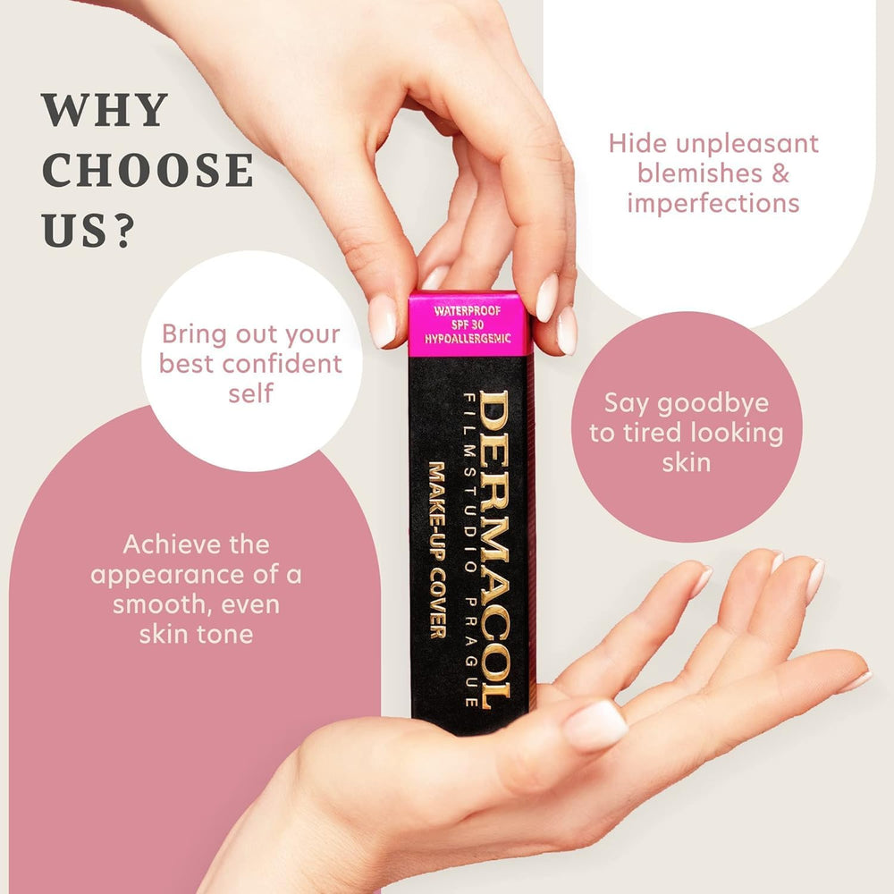 Dermacol matte finish closeup on skin showing pore-blurring benefit