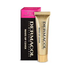 Dermacol shade 208 swatch on skin demonstrating true color payoff and coverage