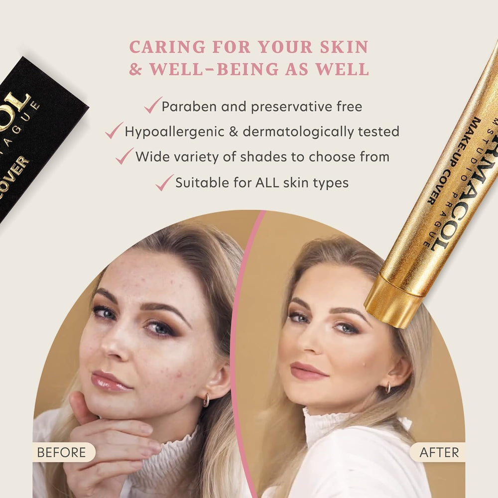 Dermacol mini foundation inside travel pouch ideal for on-the-go touch-ups