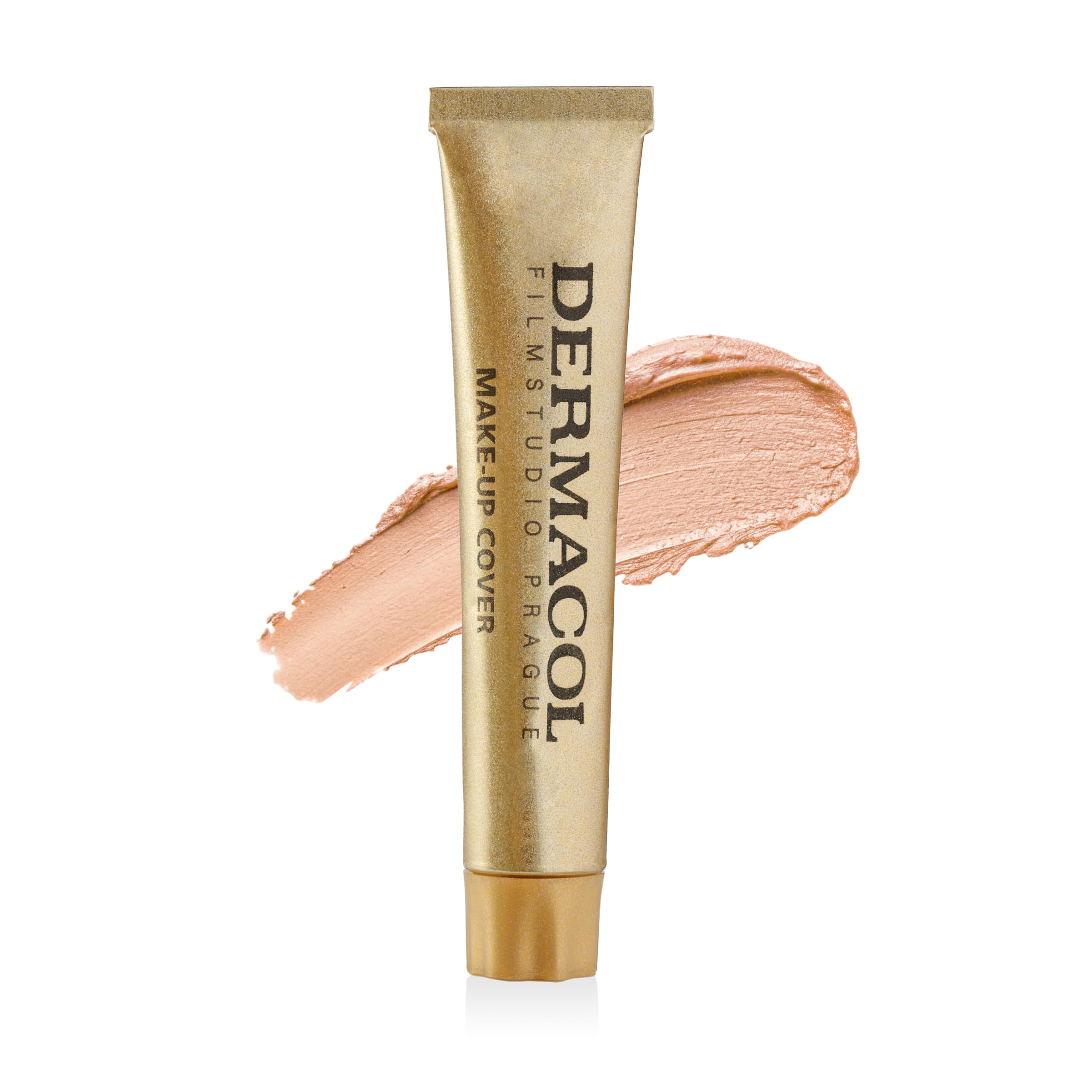 Dermacol open tube swatch showing creamy texture and benefit of easy blending