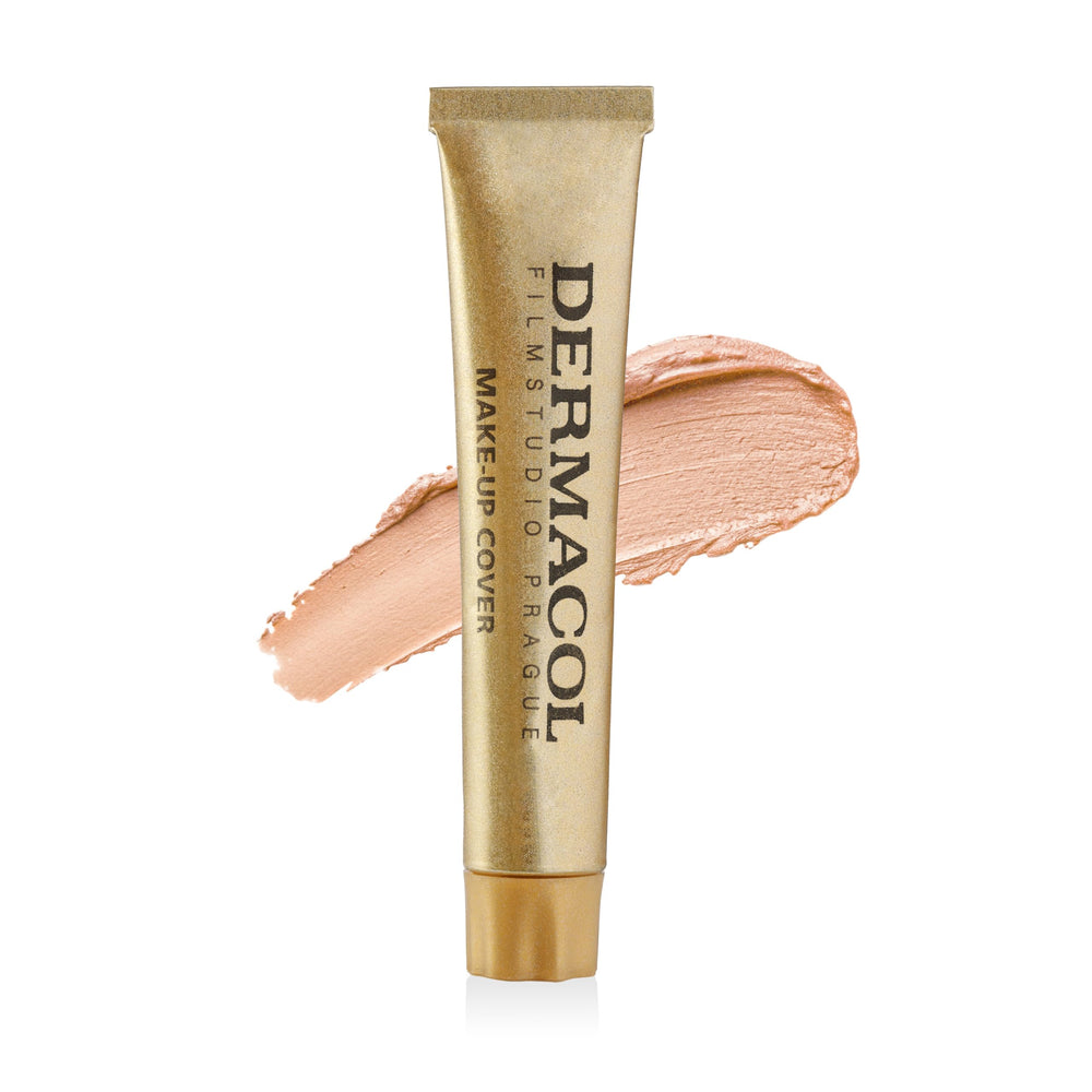 Dermacol open tube swatch showing creamy texture and benefit of easy blending