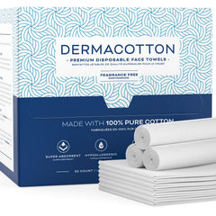 DERMACOTTON front packaging showing 50-count pack and benefits
