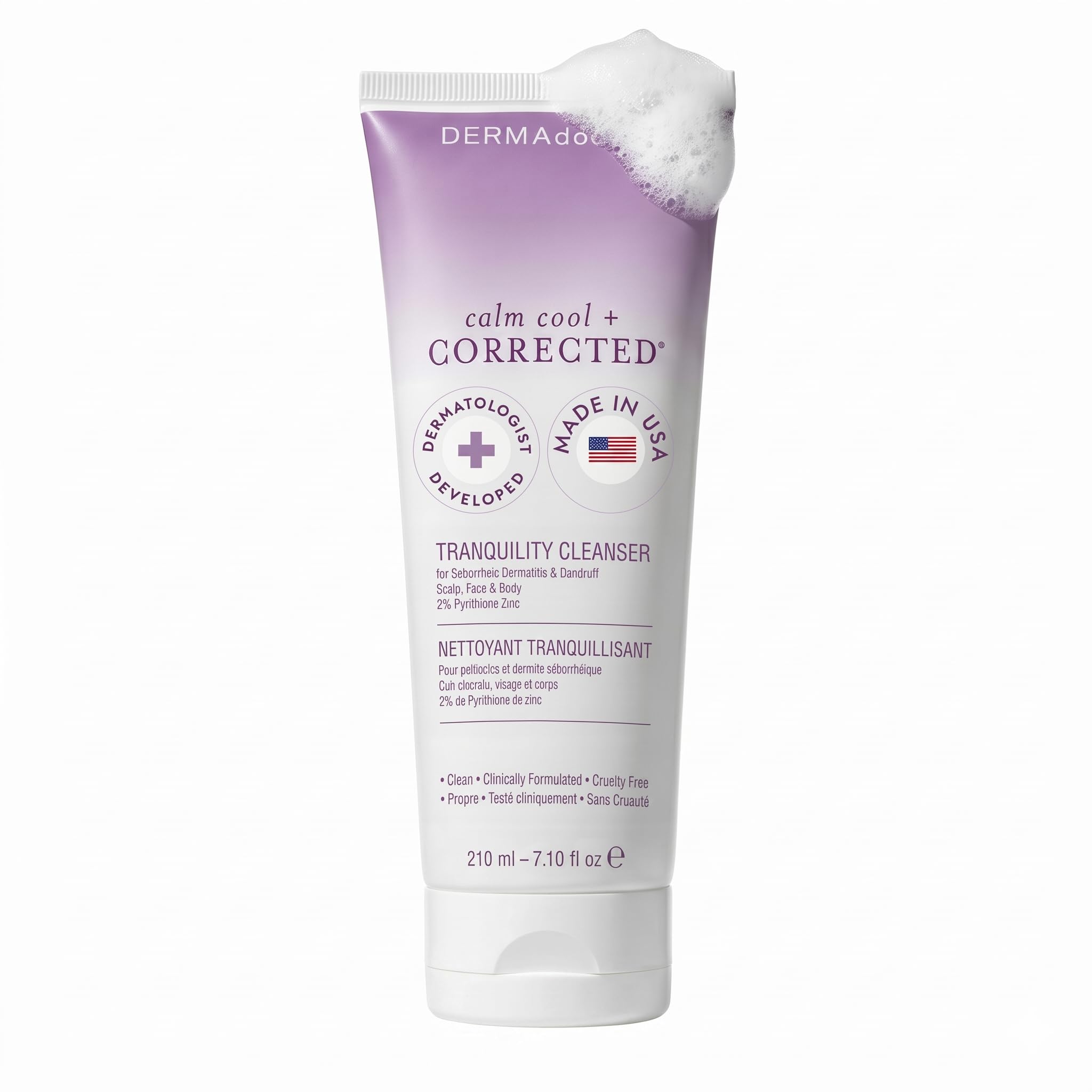 DERMAdoctor front bottle view showing product and clear labeling benefit of maximum OTC strength