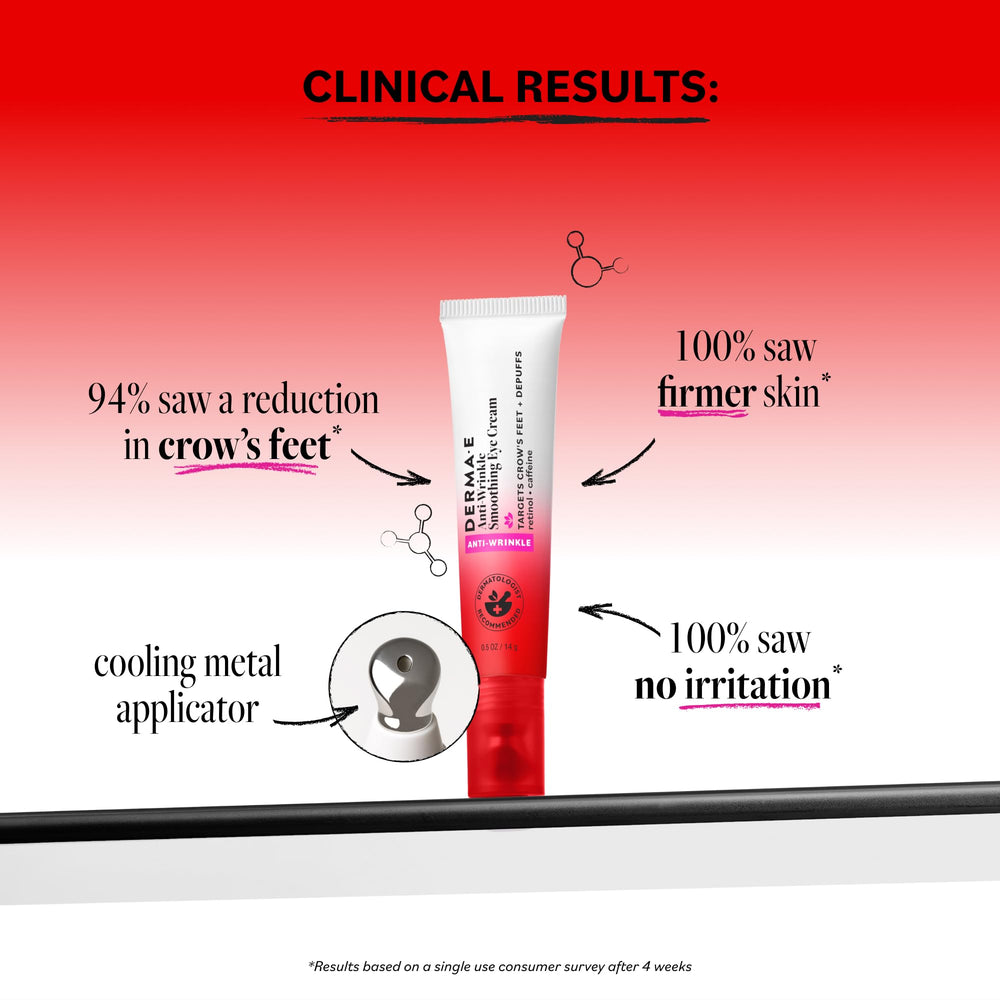 Derma E cooling metal applicator close-up for soothing massage