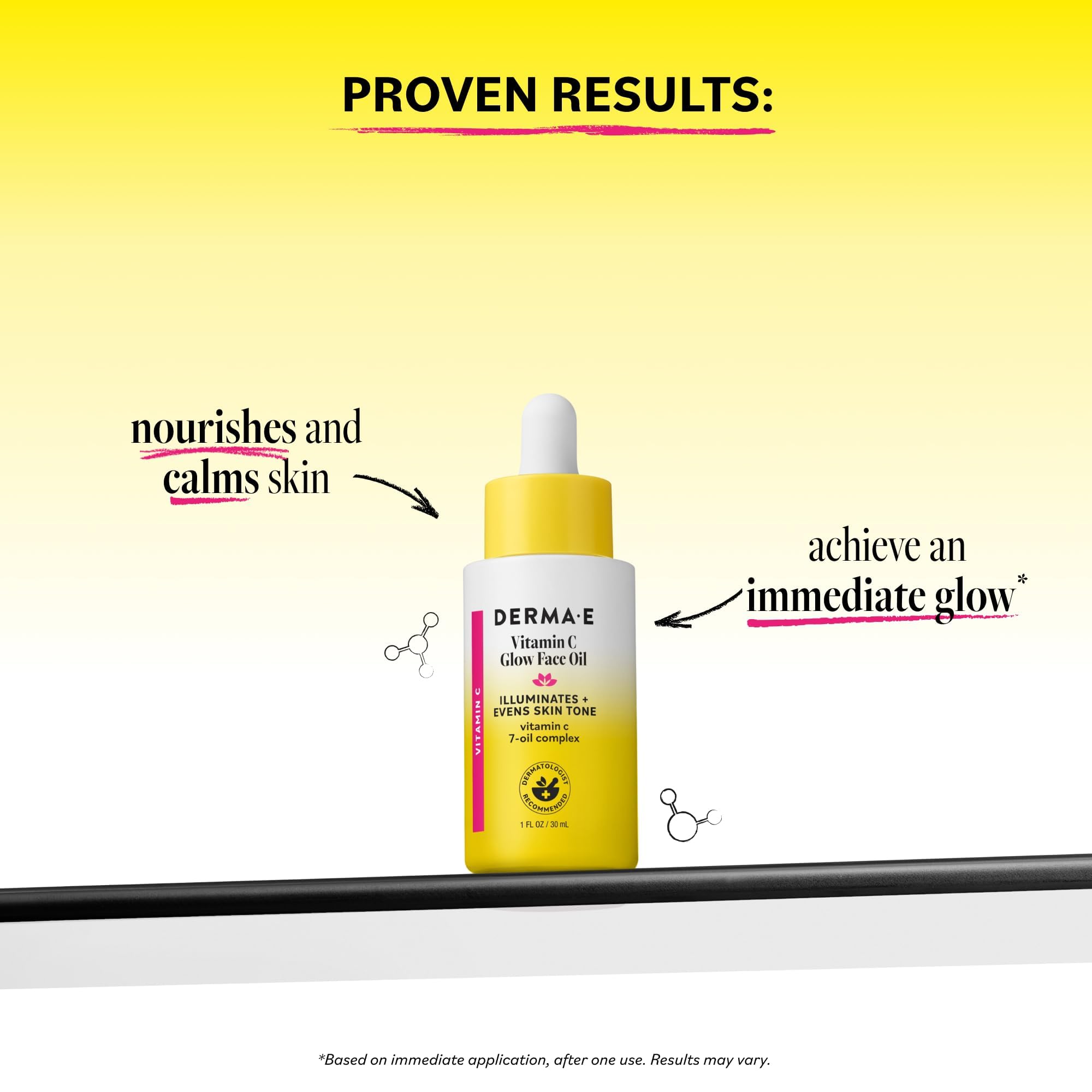 Derma E pipette dispensing drops demonstrating precise application benefit