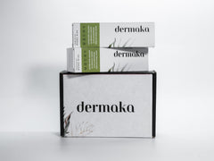 Dermaka application on hands demonstrating quick absorption and immediate comfort