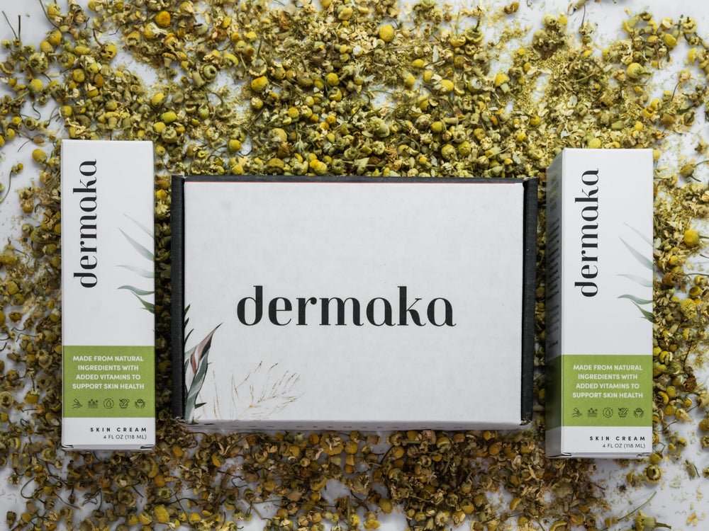 Dermaka tubes inside a travel bag illustrating portability and on-the-go hydration