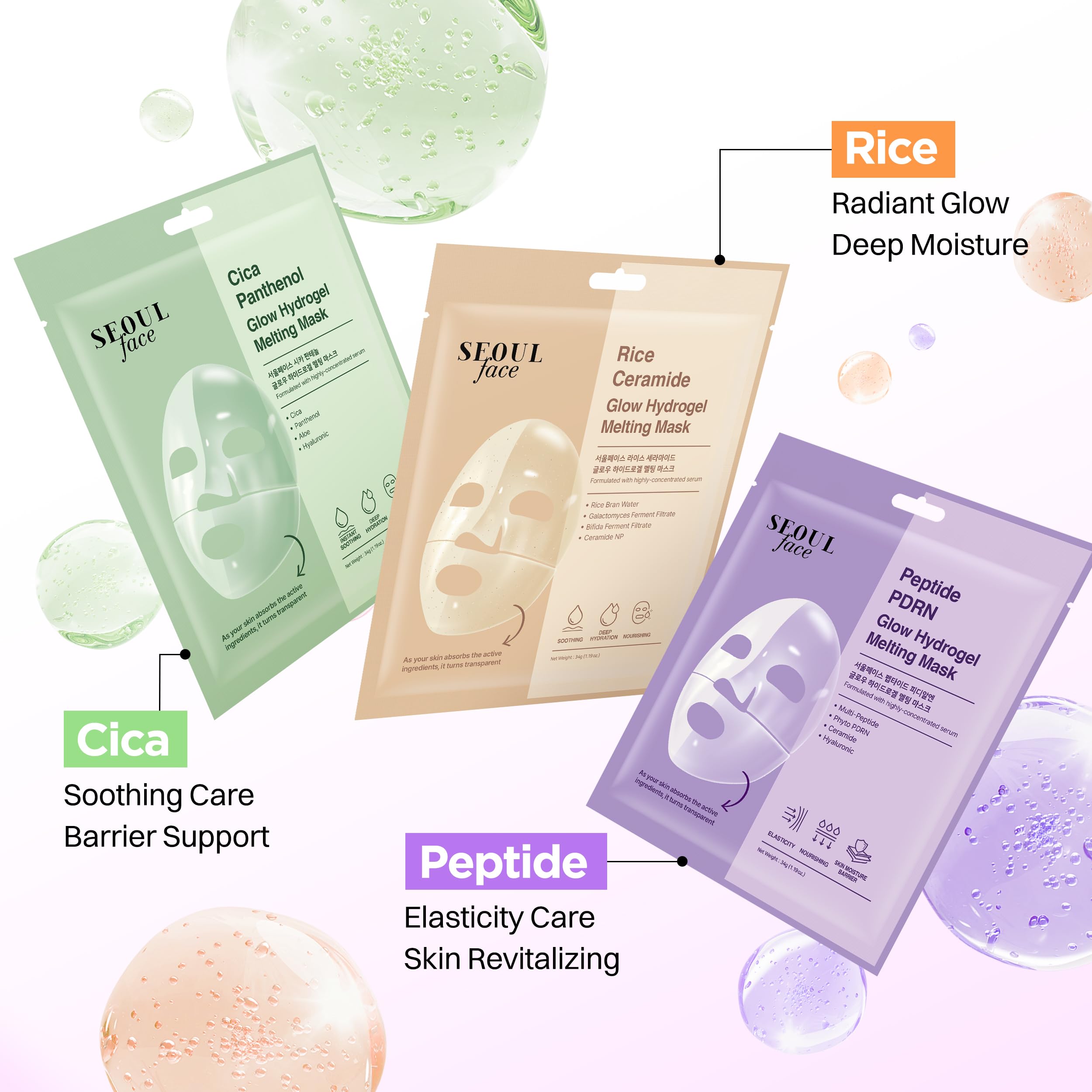 DERMAL hyaluronic mask close-up of essence for deep hydration boost