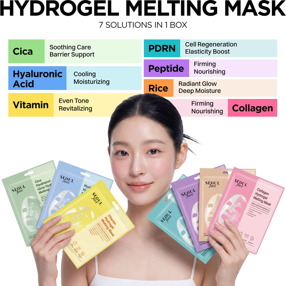 DERMAL masks arranged on bathroom shelf suggesting easy nightly routine