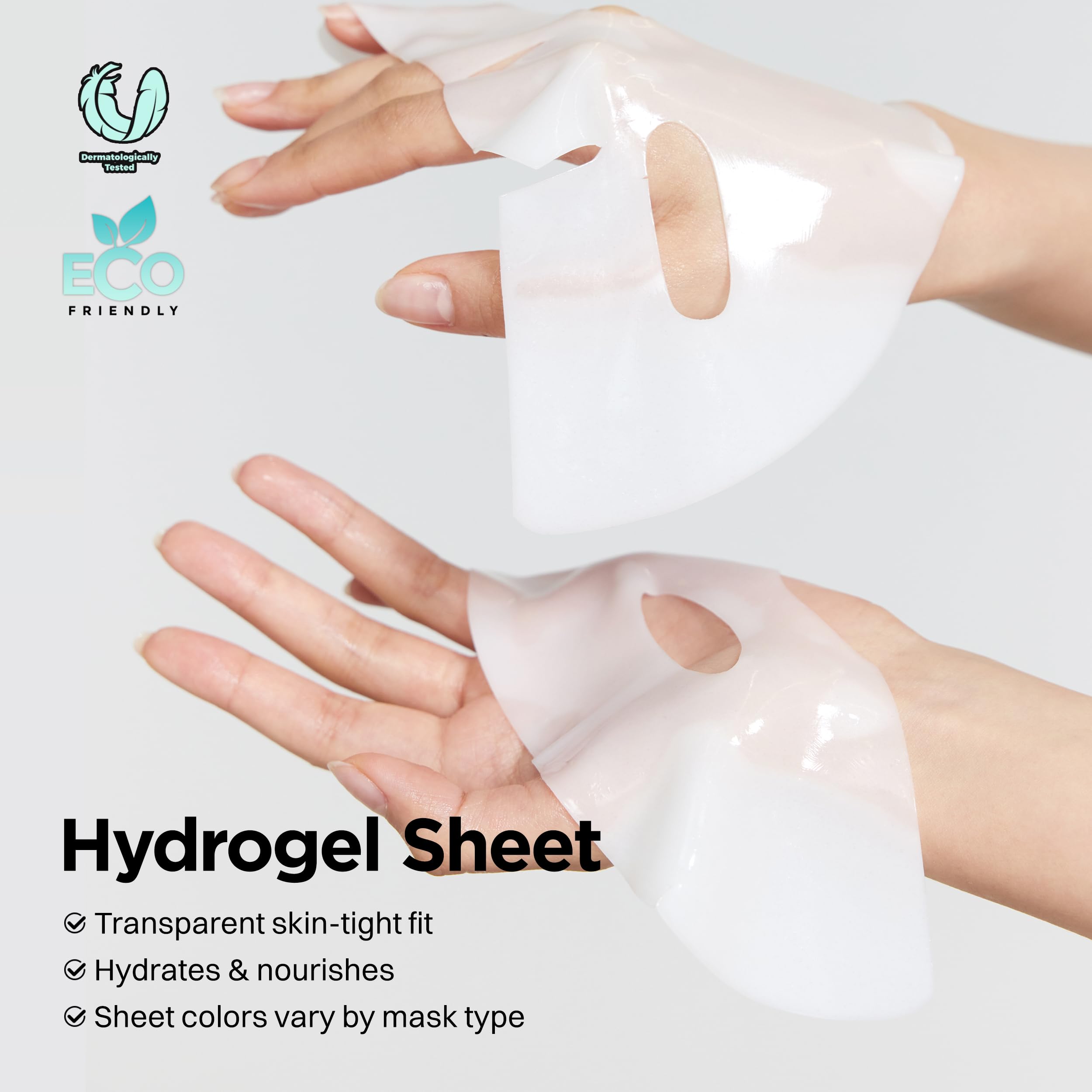 DERMAL person wearing mask overnight showing easy application benefit