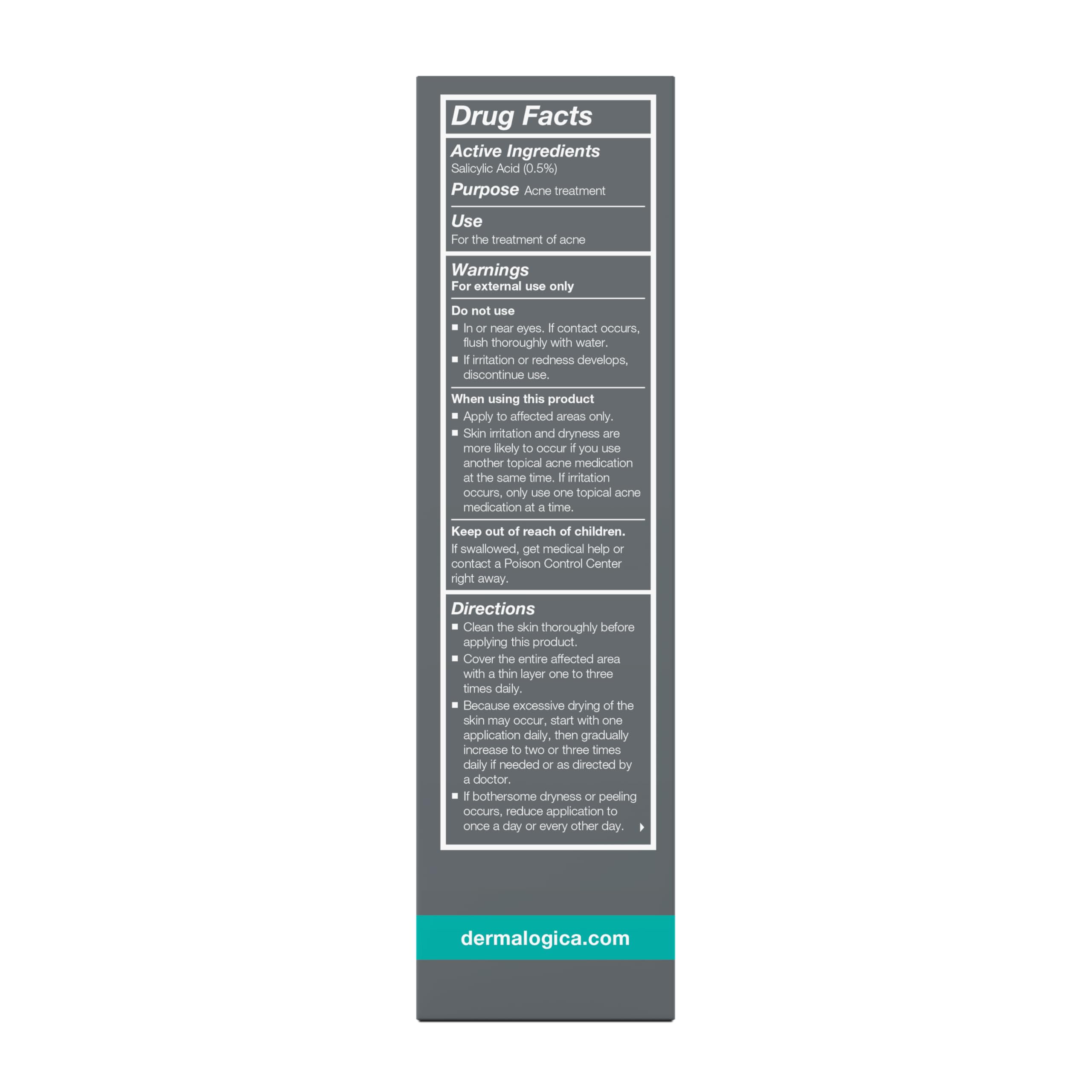 Dermalogica pump dispensing gel to illustrate easy hygienic application and controlled amount