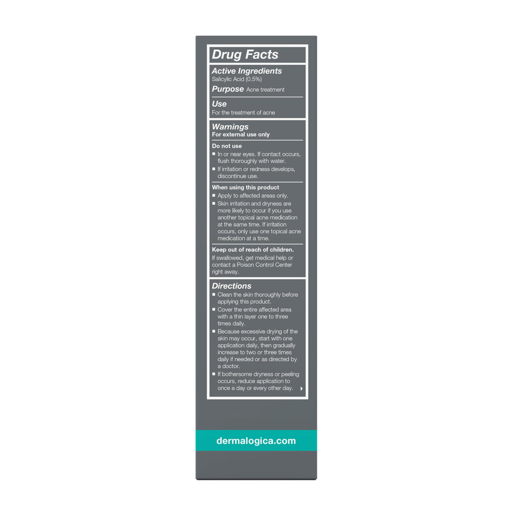 Dermalogica pump dispensing gel to illustrate easy hygienic application and controlled amount
