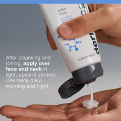 Dermalogica bottle beside ruler showing 3.4 fl oz scale and travel-friendly size