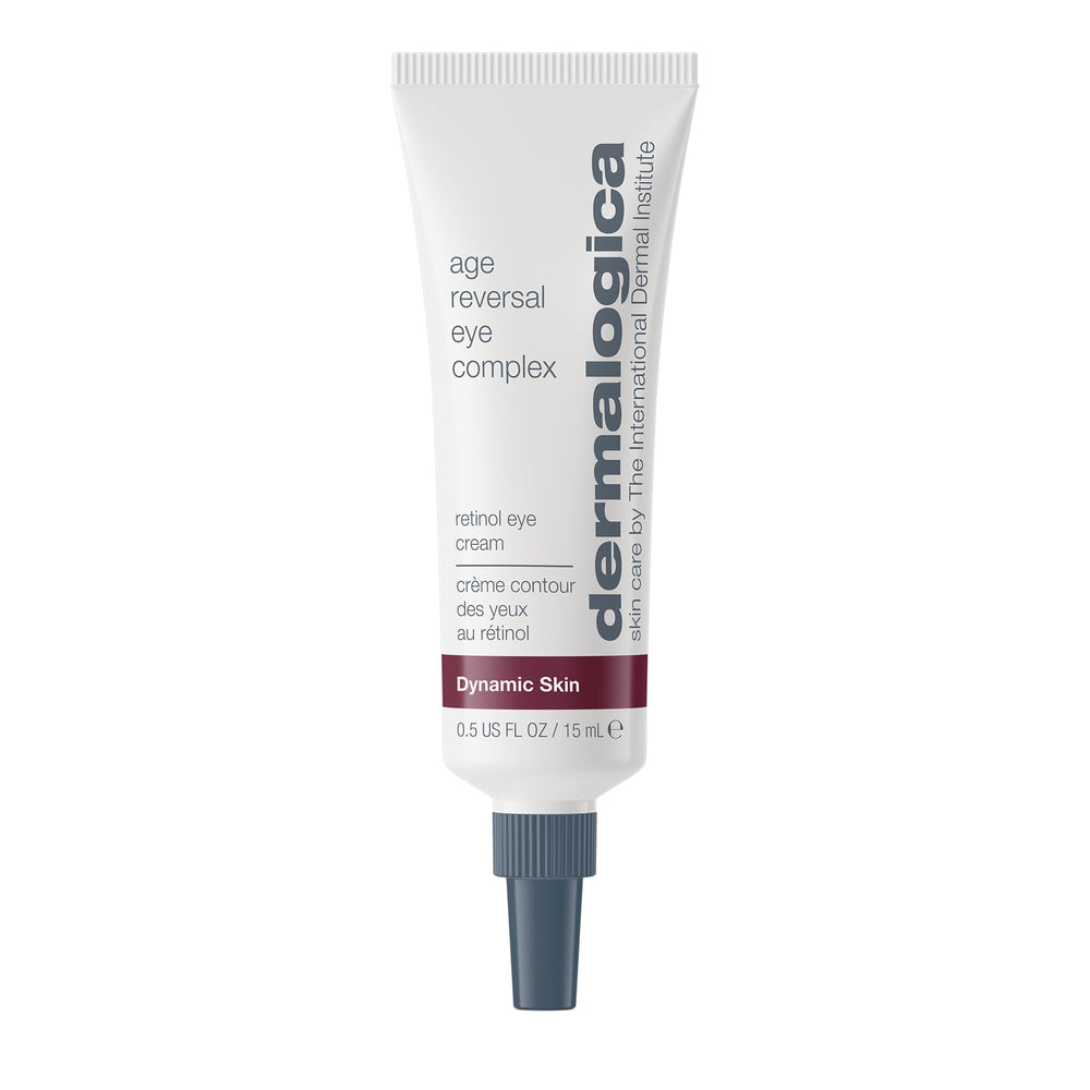 Dermalogica front packaging of Age Reversal Eye Complex showing product and size benefit
