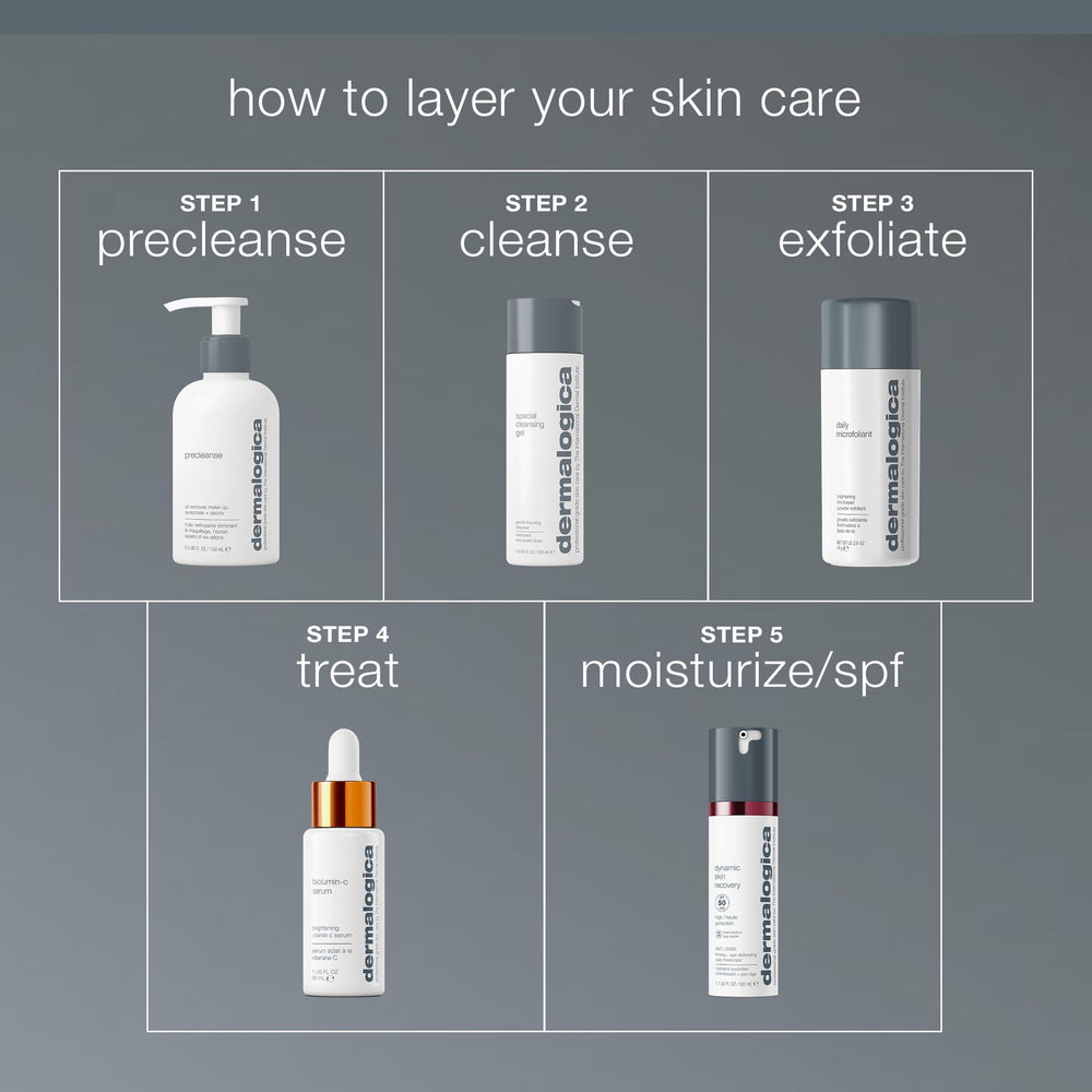 Dermalogica pouring powder into hand to show ease of activation