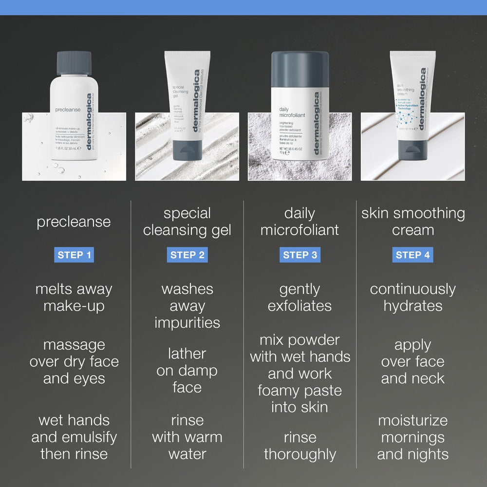 Dermalogica Daily Microfoliant powder being poured for gentle exfoliation