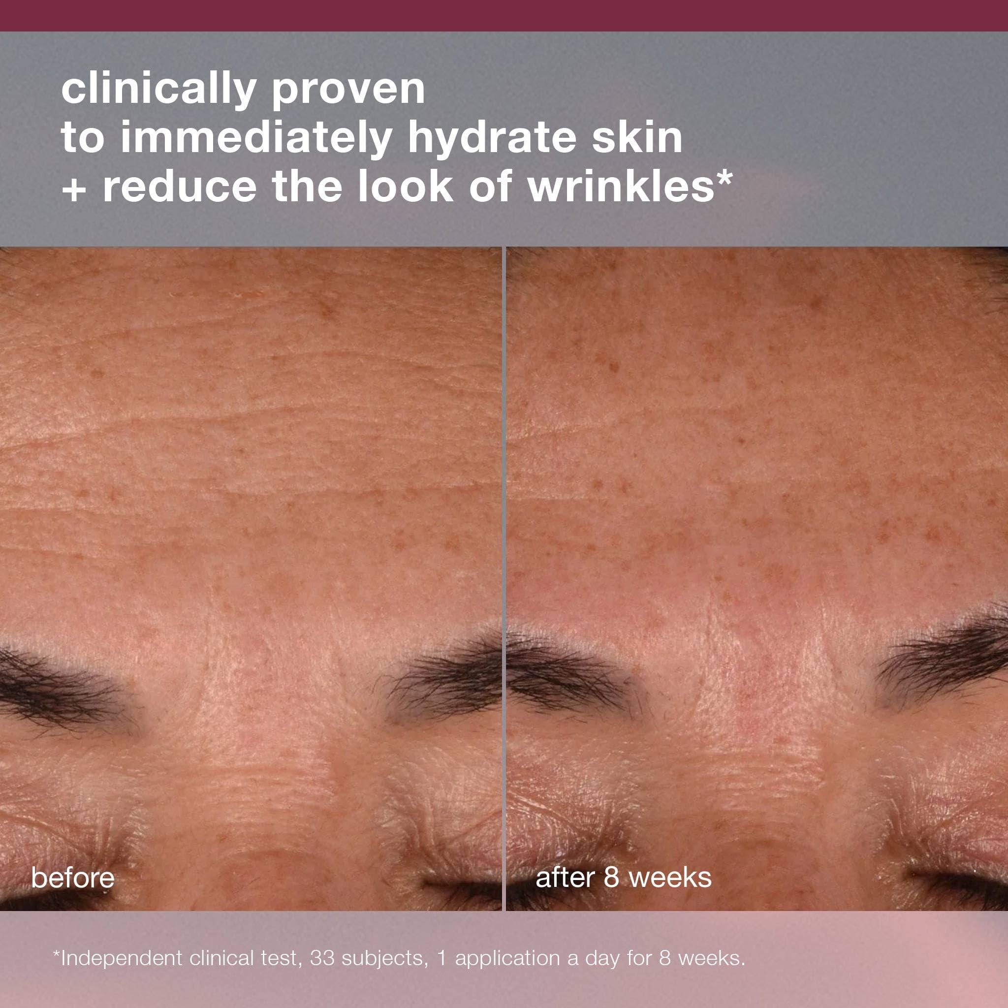 Dermalogica 3.4 fl oz beside a common object to show true size and portability