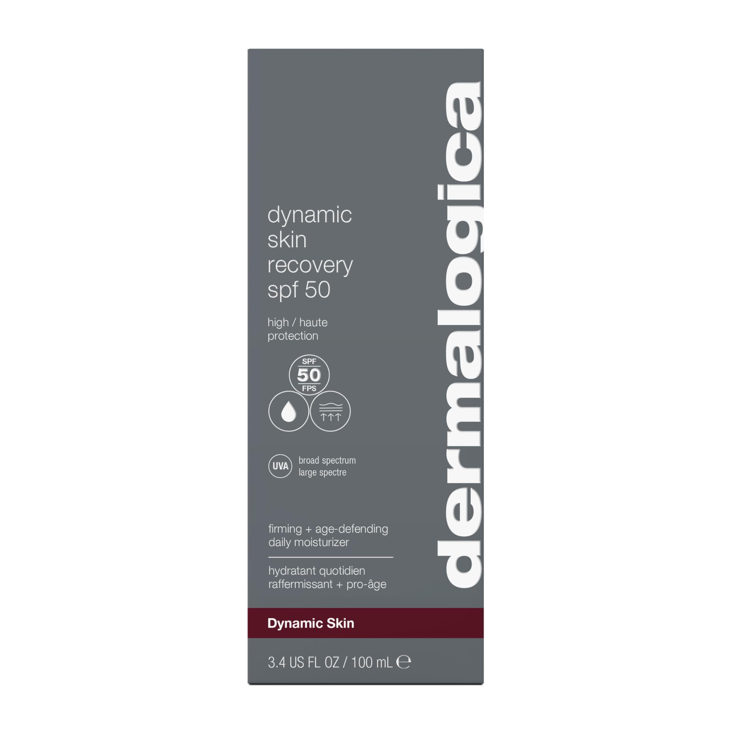 Dermalogica pump dispensing lotion for controlled application and hygiene