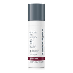 Dermalogica front tube showing SPF 50 and compact design benefit