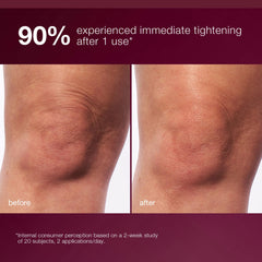 Dermalogica applying serum to arm for firmer-looking, hydrated skin
