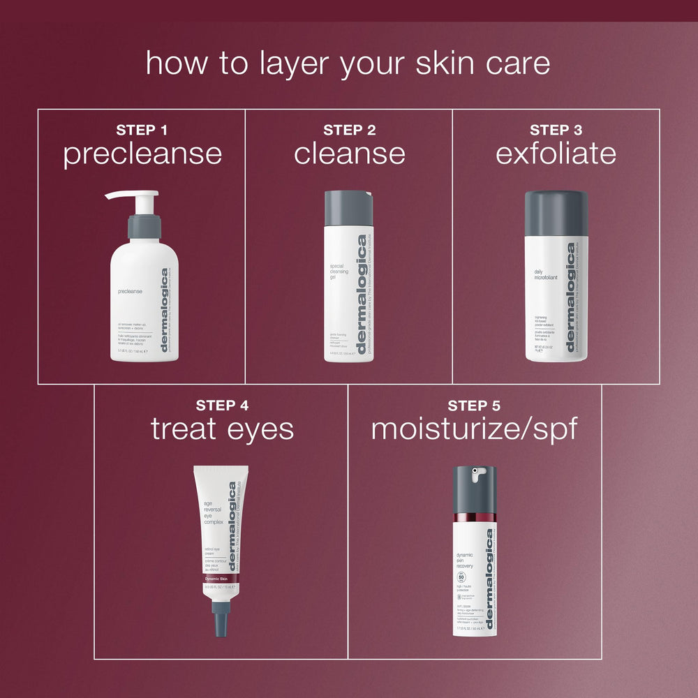 Dermalogica product staged with makeup and SPF showing compatibility in routine