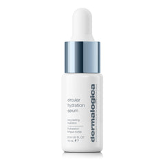 Dermalogica front packaging shows compact serum bottle and professional design benefit hydration
