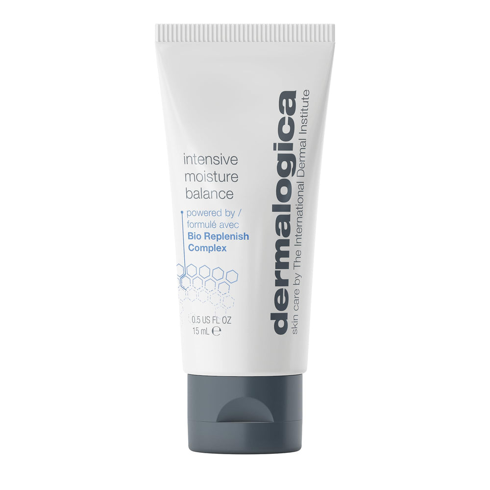 Dermalogica jar front view showing sleek packaging and moisturizing benefits