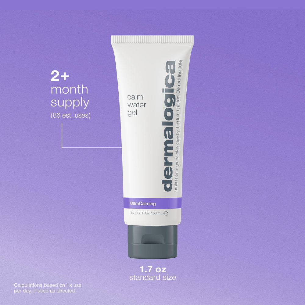 Dermalogica label and ingredients close-up highlighting gentle formulation benefits