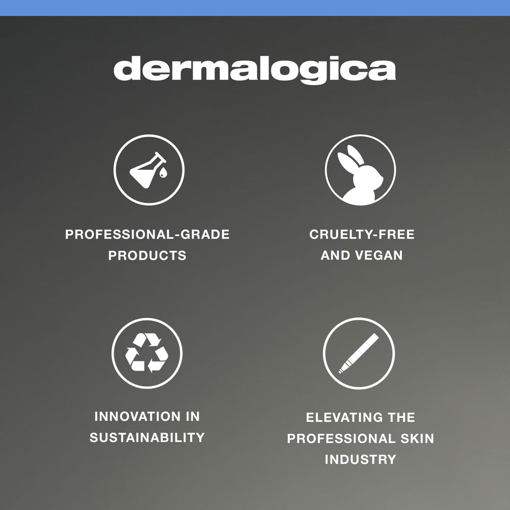 Dermalogica kit styled on bathroom shelf for everyday routine inspiration