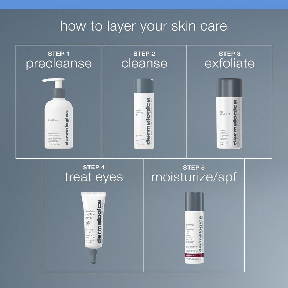 Dermalogica in morning routine with skincare and makeup, fast-absorbing benefit