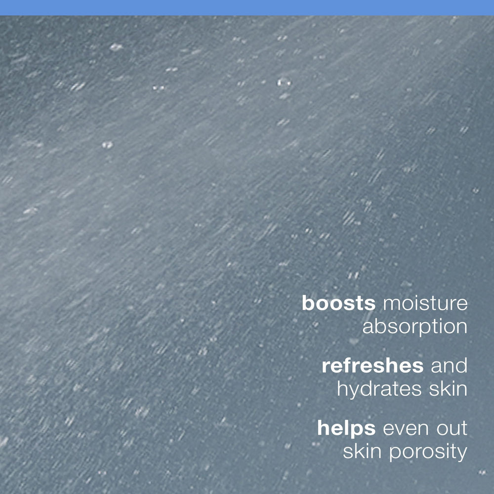 Dermalogica mist spray closeup illustrating even, fine hydration delivery