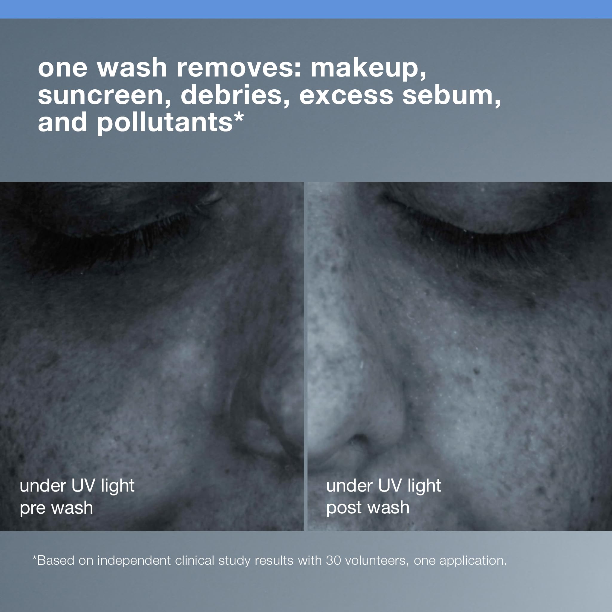 Dermalogica gel-oil texture on fingertip showing dissolving makeup benefit